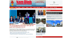 Desktop Screenshot of baonamdinh.com.vn